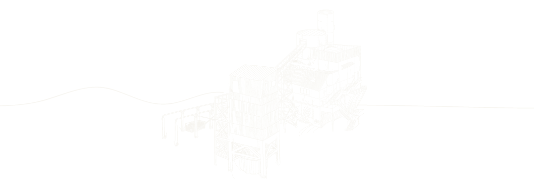 illustration of the concrete factory plant